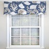 RLF Home 100% Cotton Seascape Provance  Fully lined Windows Rod Pocket Valance 50" x 15"  Blue - 2 of 4