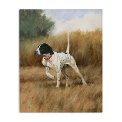 Stupell Industries Pointer Dog in Field, 16" x 20"