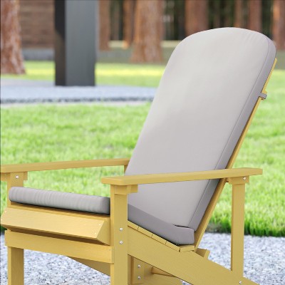 Cream All-Weather High Back Cushions for Adirondack Chairs