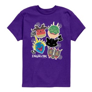 Boys' - How to Train Your Dragon - Dragons Short Sleeve Graphic T-Shirt - 1 of 3