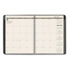 Recycled Weekly Vertical-Column Format Appointment Book, 8.75 x 7, Black Cover, 12-Month (Jan to Dec): 2025 - 3 of 4