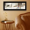 "Snowmen from Heaven" By John Rossini, Ready to Hang Framed Print, Black Frame - 3 of 4
