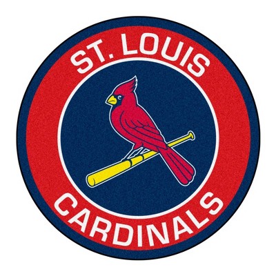 MLB St. Louis Cardinals 27"x27" Bird Logo Roundel Rug