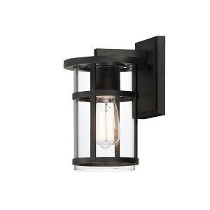 Maxim Lighting Clyde Vivex 1 - Light Wall Light in  Black - 1 of 3