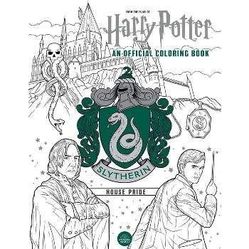 Harry Potter: Slytherin House Pride: The Official Coloring Book - by  Insight Editions (Paperback)