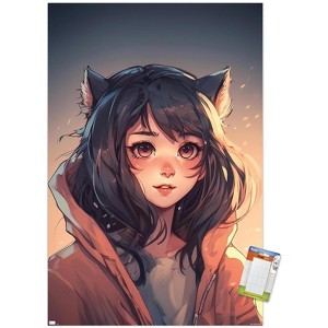 Trends International Wumples - Anime Catgirl Unframed Wall Poster Prints - 1 of 4
