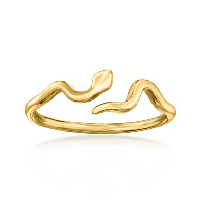 RS Pure by Ross-Simons Italian 18kt Gold Vermeil Snake Ring