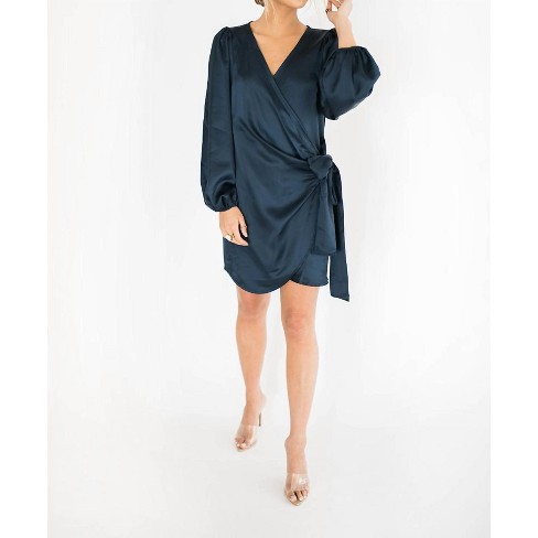 Women's Nova Wrap Dress - falcon park - image 1 of 4