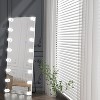 Full Length Mirror with Lights, Light Bulb Floor Mirror, Standing Lighted Mirror, Full Body Mirror with Aluminum Frame and 3 Color LED - 2 of 4