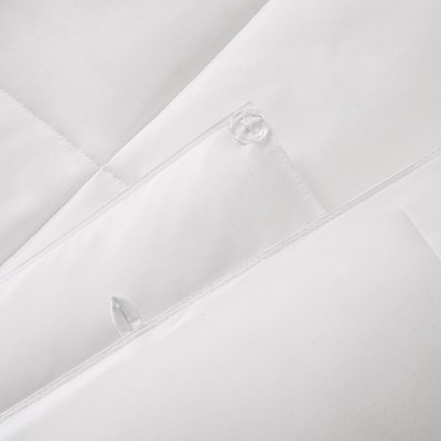 White Twin Down Alternative Microfiber Comforter Set