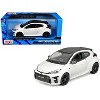 2021 Toyota GR Yaris White with Carbon Top "Special Edition" Series 1/24 Diecast Model Car by Maisto - 2 of 3