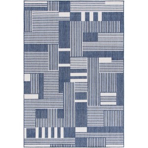 Beach House BHS402 UV & Stain Resistant Non-Shedding Power Loomed Indoor/Outdoor Rugs - Safavieh - 1 of 3
