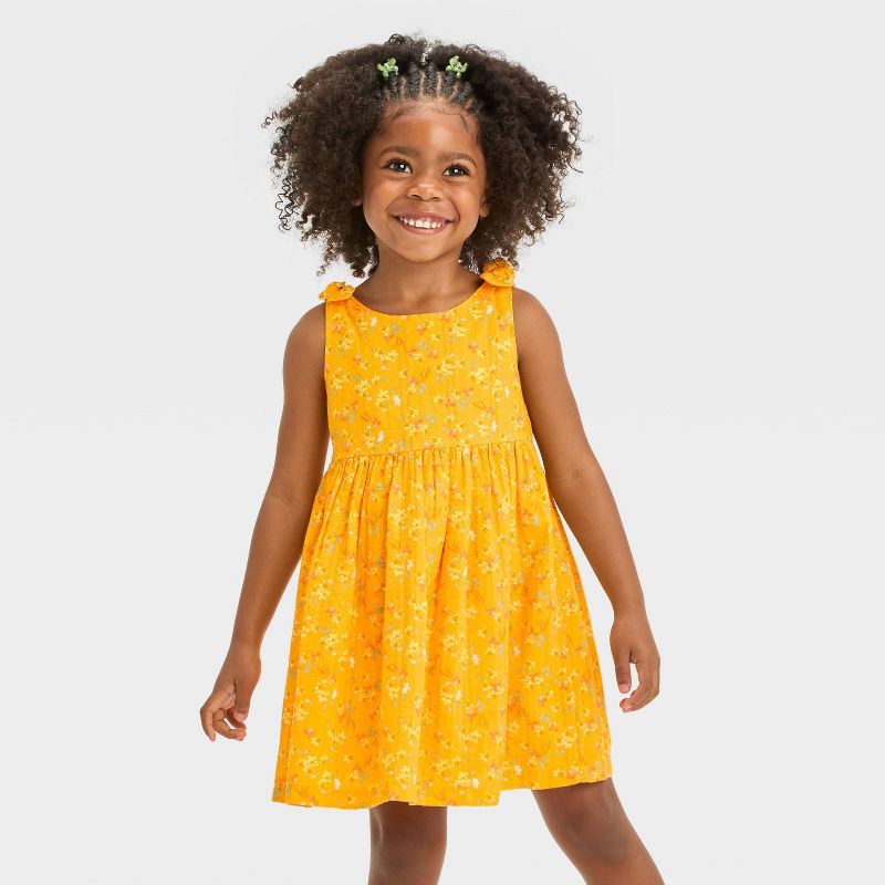 OshKosh B'gosh Toddler Girls' Ditsy Floral Dress - Yellow, 1 of 4