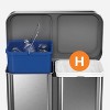 Plasticplace 8-9 Gallon Simplehuman®* Compatible Code H Blue Trash Bags  ,(200 Count) : Target