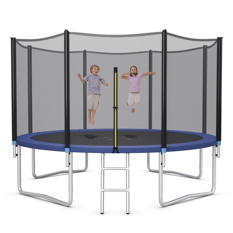 Costway 8/10/12/14/15/16 FT Outdoor Trampoline Bounce Combo W/Safety Closure Net Ladder, 1 of 11