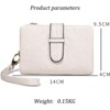 BEAFUP Women's Wallets - RFID Blocking PU Leather Wallet - Stylish Compact Bifold Design with Detachable Wrist Strap for Everyday Carry - 3 of 4