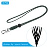 Unique Bargains Braided Wrist Polyester Wallets ID Card Lanyard with Hook 3 Pcs - 3 of 4