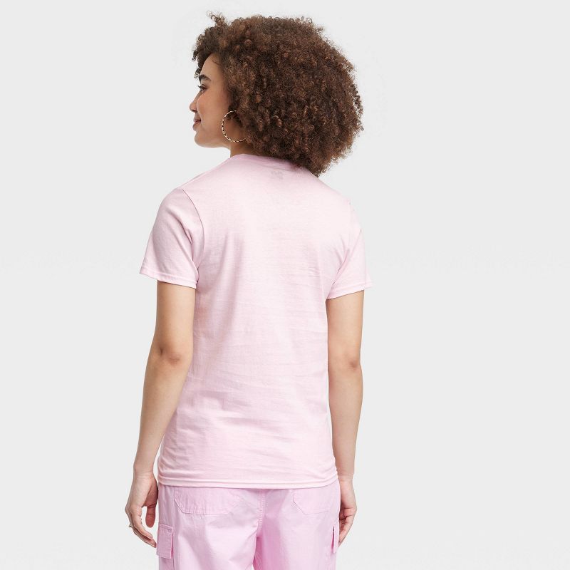 Women's MTV Mushroom Short Sleeve Graphic T-Shirt - Pink, 2 of 6