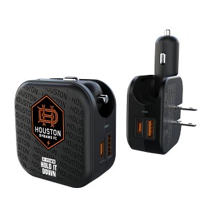 MLS Western Conference Teams Text Backdrop 18-Watt 2 in 1 USB A/C Charger - 1 of 3