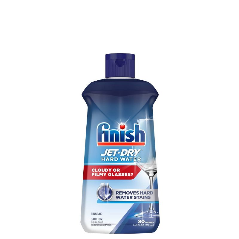 Finish Quantum Hardwater Dishwasher Detergent and Jet Dry Rinse Aid Hardwater Protection Bundle - 24.25 fl oz, 6 of 9