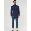 INSPIRE CHIC Men's Slim Fit Long Sleeve Pullover Turtleneck T-Shirt - 3 of 4