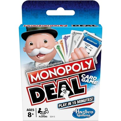 Monopoly Deal Card Game Quick Playing Game 2-5 Players