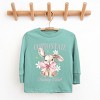 The Juniper Shop Coquette Cottontail Bunny Club Youth Long Sleeve Tee - 2 of 4