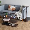 Storied Home Modern Metal 3-Tier Low Shelf with Handle - 3 of 4