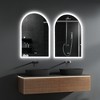 Dovelina Arched Bathroom Vanity Mirror LED Mirror with Defog - 2 of 4