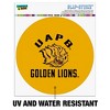 Arkansas at Pine Bluff Golden Lions Automotive Car Window Locker Circle Bumper Sticker - 2 of 4