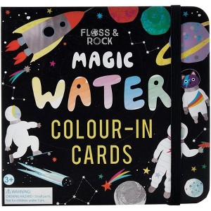 Floss & Rock Water Pen and Reusable Cards – Space, 10-Card Set with Water Pen, Ages 3 and Up - 1 of 3
