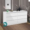 NicBex 6 Drawer Double Dresser Closet Organizers with Storage for Bedroom, Living Room, Hallway - 2 of 4