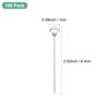 Unique Bargains Stainless Steel Clear Diamond Wedding Corsage Boutonnieres Pins - 3 of 4