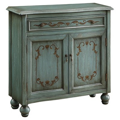 target teal cabinet