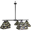 Chloe Lighting Vincent Mission Tiffany-Style Blackish Bronze 5 Light Chandelier 30 Inch Wide - 4 of 4