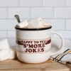 Totalee Gift S’more Jokes Retro Mug Ceramic White 16 oz - 2 of 2