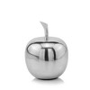 HomeRoots 6" Silver Buffed Aluminum Decorative Apple Tabletop Sculpture - 4 of 4