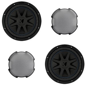 Kicker (2) 50CVX102 CompVX 10 Subwoofer, Dual Voice Coil, 2-Ohm, & 52GR10 Grill Bundle - 1 of 4