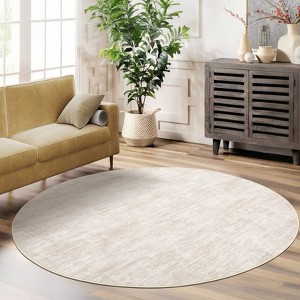 Pearl Velvet Cotton TPR Washed Folding Carpet - 100% Polyester, 350Gsm Plush Weight, Total Weight Approx. 1200Gsm, Solid Color Texture, Indoor Use - 1 of 4