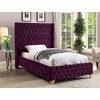 Meridian Furniture,Savan Velvet Bed - 2 of 4