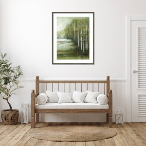 Amanti Art Tranquil Waters II by Beverly Crawford Wood Framed Wall Art Print - 1 of 4