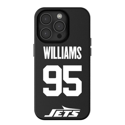 Keyscaper NFL New York Jets Players Game Tactic MagSafe Compatible Cell Phone Case for Apple iPhone