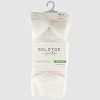 Goldtoe Signature Collection Women's 6pk Modern Essentials Classic Turn Cuff Crew Socks - White 6-9 - 2 of 3