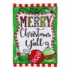 Merry Christmas Y'all Garden Applique Flag - 2 of 2