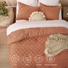 Bedsure | 3Pcs Comforter Bedding Set with Intricate Solid Embroidery - 3 of 4