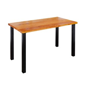 Pipe Decor Skyline Sunset Cedar Solid Wood Desk with 28 in. High-Rise Legs - 1 of 4