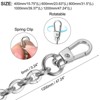 Unique Bargains Iron Flat Handbag DIY Accessories Purse Chain Strap 5 Pcs - 2 of 3