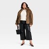 Women's Faux Fur Zip-Up Jacket - A New Day™ - 3 of 3