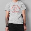 OUTSIDE THE WIRE Leatherneck for Life Parris Island Old School Training T-shirt - Heather Grey - 2 of 2