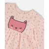 Deux par Deux Girl Organic Cotton Dress and Leggings Set Pink Mini Floral - 4 of 4